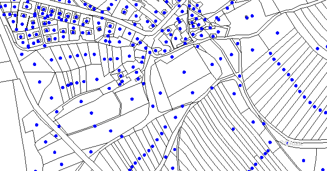 Parcela st. 260 v KÚ Bolina, Katastrální mapa