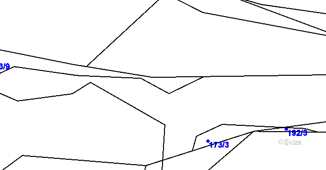 Parcela st. 173/6 v KÚ Borek u Miletína, Katastrální mapa
