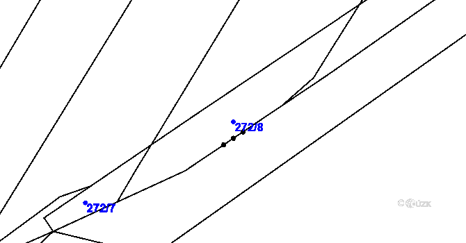 Parcela st. 272/8 v KÚ Nezdice nad Úhlavou, Katastrální mapa