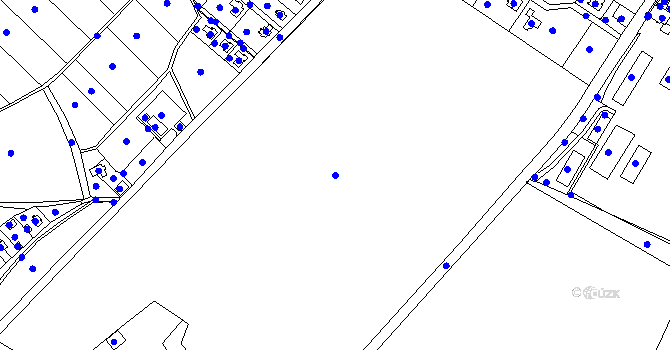 Parcela st. 153/1 v KÚ Bořanovice, Katastrální mapa