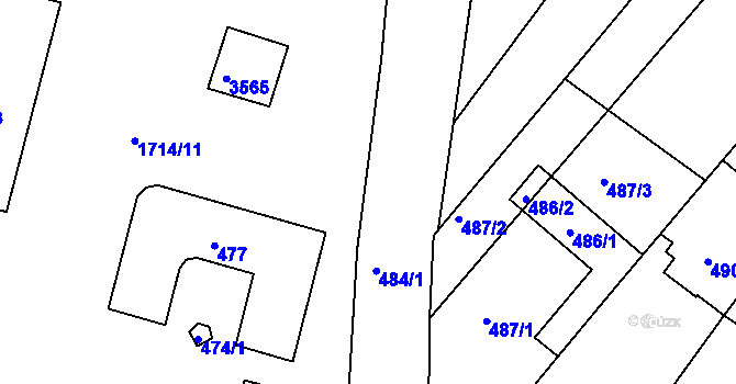 Parcela st. 478/2 v KÚ Bosonohy, Katastrální mapa