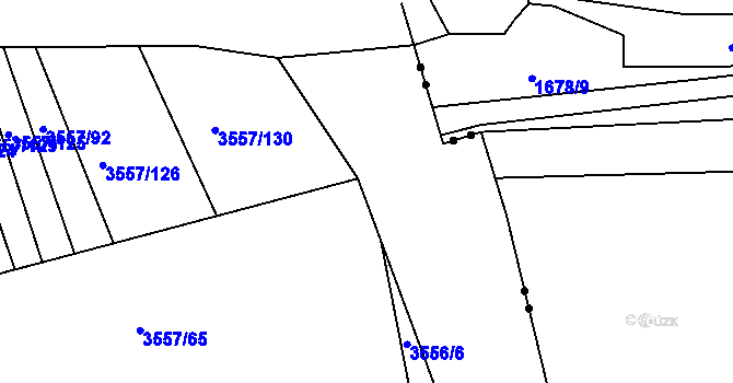 Parcela st. 3557/64 v KÚ Bosonohy, Katastrální mapa