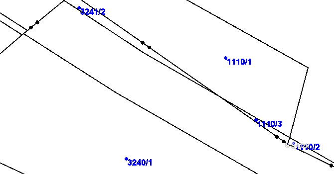 Parcela st. 2162/64 v KÚ Bosonohy, Katastrální mapa