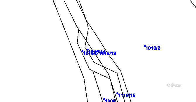 Parcela st. 1118/19 v KÚ Budilov, Katastrální mapa