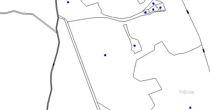 Parcela st. 590/1 v KÚ Ryžovna, Katastrální mapa
