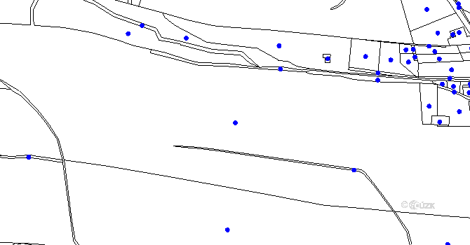 Parcela st. 669/1 v KÚ Radim u Brantic, Katastrální mapa