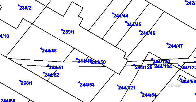 Parcela st. 239/3 v KÚ Bratčice, Katastrální mapa