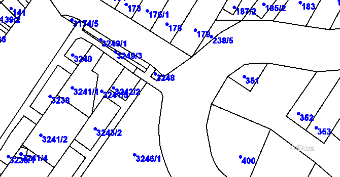 Parcela st. 238/11 v KÚ Kohoutovice, Katastrální mapa