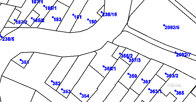 Parcela st. 238/15 v KÚ Kohoutovice, Katastrální mapa