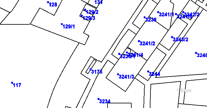 Parcela st. 3173/11 v KÚ Kohoutovice, Katastrální mapa