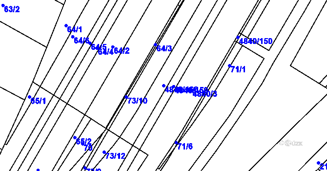 Parcela st. 4840/160 v KÚ Žabovřesky, Katastrální mapa