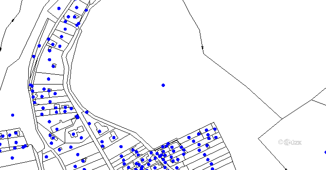 Parcela st. 653/1 v KÚ Mokrá Hora, Katastrální mapa