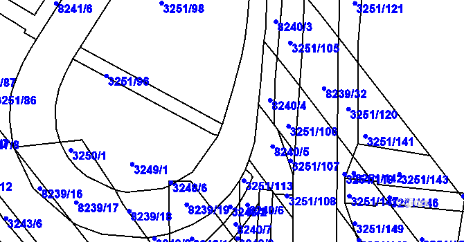 Parcela st. 8239/26 v KÚ Bystrc, Katastrální mapa