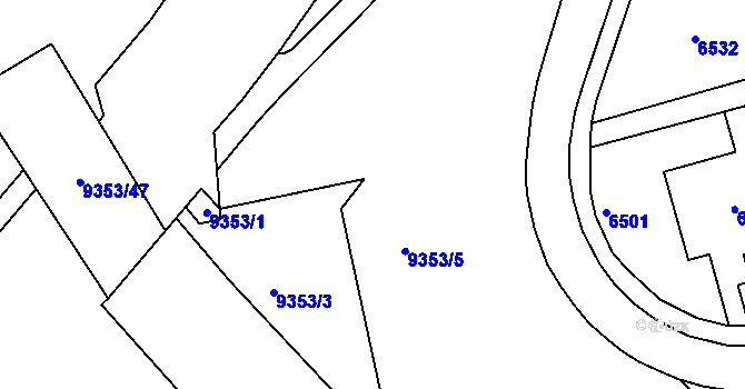 Parcela st. 4814/5 v KÚ Líšeň, Katastrální mapa