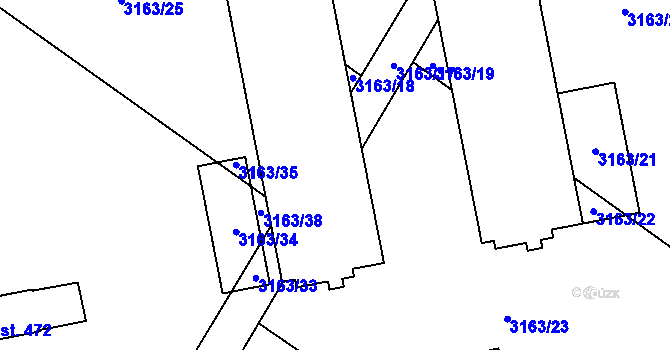 Parcela st. 403/6 v KÚ Brod nad Dyjí, Katastrální mapa