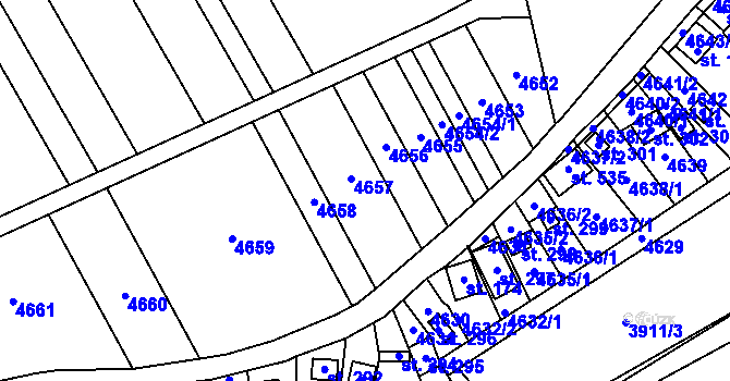 Parcela st. 3768/1 v KÚ Brod nad Dyjí, Katastrální mapa