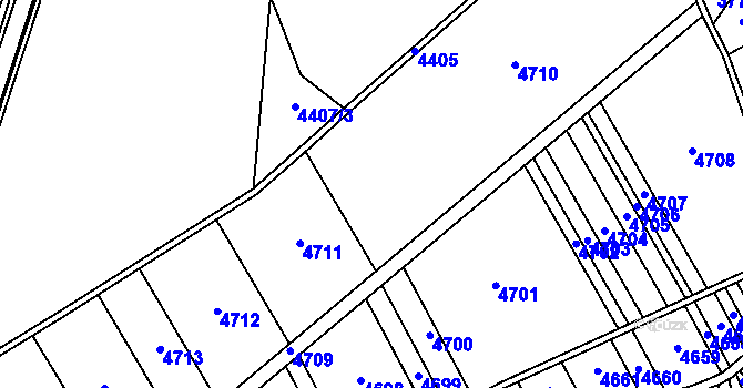 Parcela st. 3769/1 v KÚ Brod nad Dyjí, Katastrální mapa
