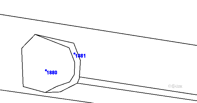 Parcela st. 1159/13 v KÚ Brod u Stříbra, Katastrální mapa