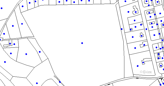 Parcela st. 438/1 v KÚ Broumov, Katastrální mapa