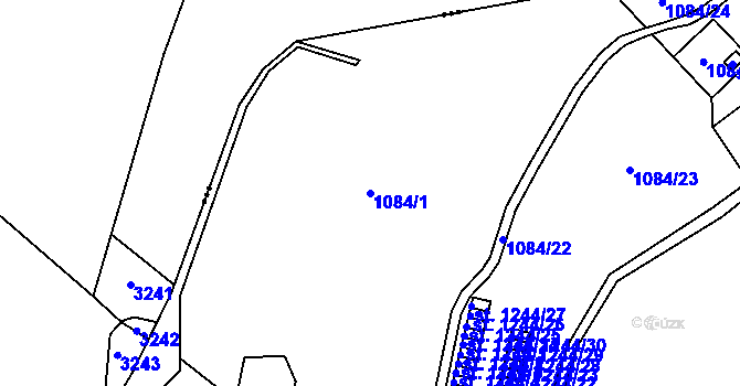 Parcela st. 1084/1 v KÚ Broumov, Katastrální mapa