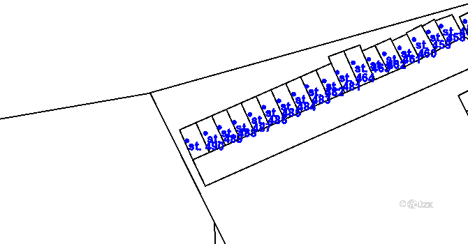 Parcela st. 487 v KÚ Velká Ves u Broumova, Katastrální mapa