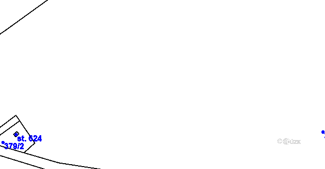 Parcela st. 379/3 v KÚ Velká Ves u Broumova, Katastrální mapa