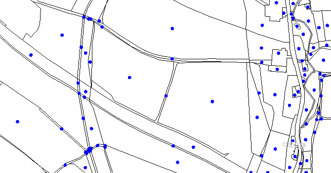 Parcela st. 399 v KÚ Rožmitál, Katastrální mapa