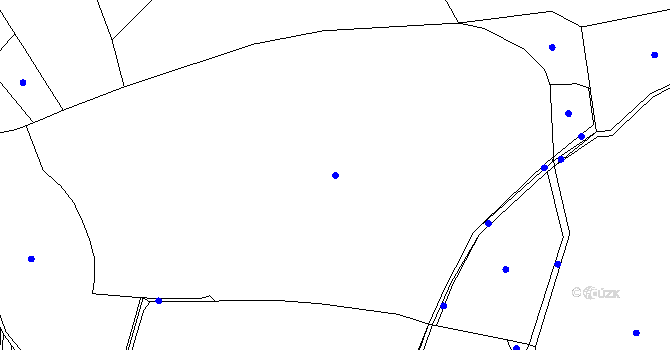 Parcela st. 85/1 v KÚ Brteč, Katastrální mapa