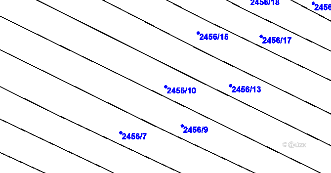 Parcela st. 2456/10 v KÚ Brumovice, Katastrální mapa