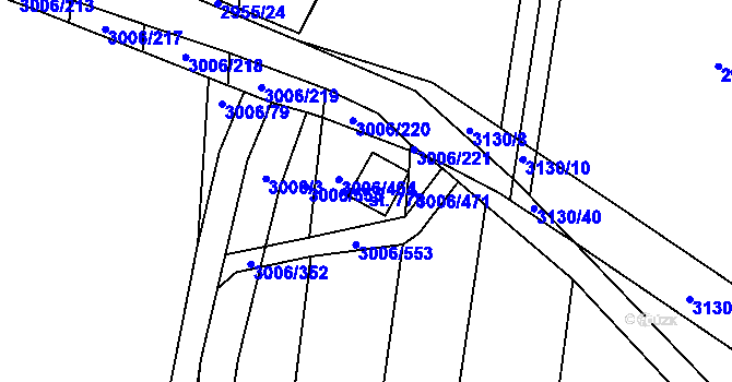 Parcela st. 778 v KÚ Brumovice, Katastrální mapa