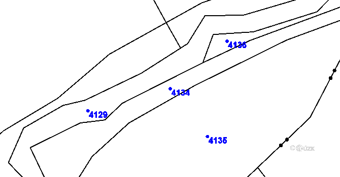 Parcela st. 4134 v KÚ Brumovice u Opavy, Katastrální mapa