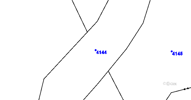 Parcela st. 4144 v KÚ Brumovice u Opavy, Katastrální mapa