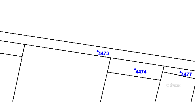 Parcela st. 4473 v KÚ Brumovice u Opavy, Katastrální mapa