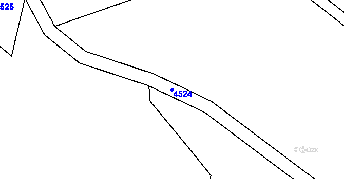 Parcela st. 4524 v KÚ Brumovice u Opavy, Katastrální mapa
