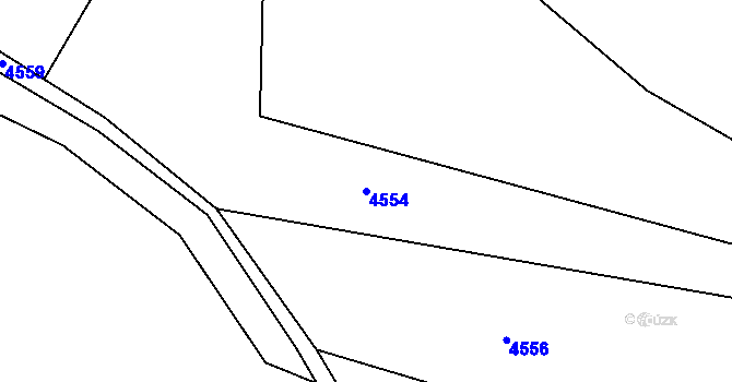 Parcela st. 4554 v KÚ Brumovice u Opavy, Katastrální mapa