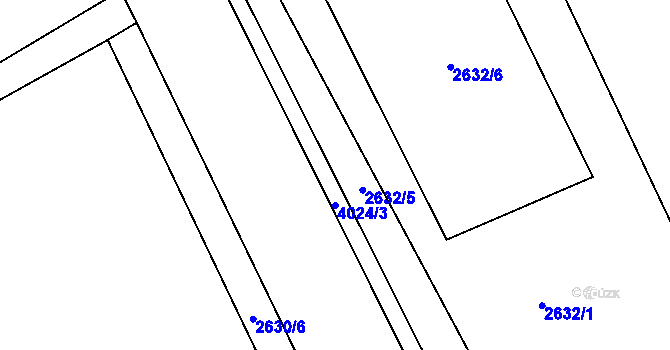 Parcela st. 4024/4 v KÚ Brumovice u Opavy, Katastrální mapa