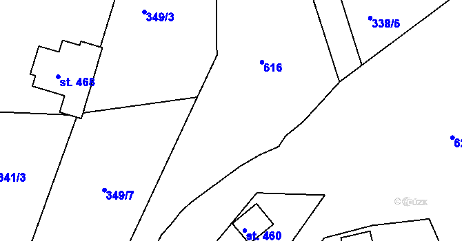 Parcela st. 337 v KÚ Skrochovice, Katastrální mapa