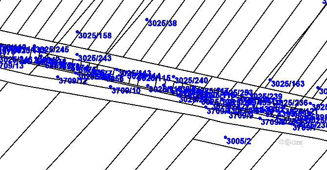 Parcela st. 4387 v KÚ Břeclav, Katastrální mapa