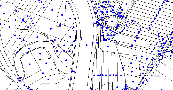 Parcela st. 3597/3 v KÚ Břeclav, Katastrální mapa