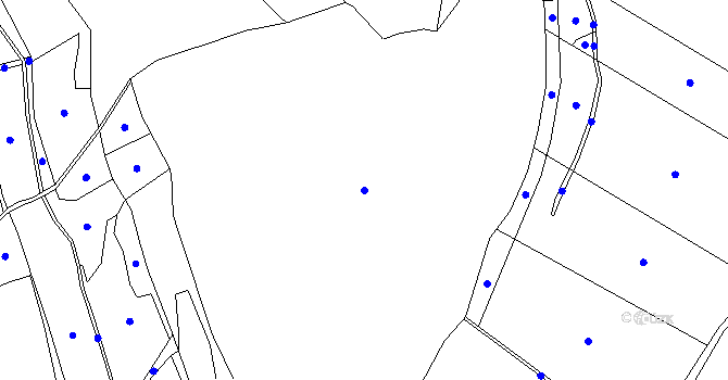 Parcela st. 223 v KÚ Břevenec, Katastrální mapa