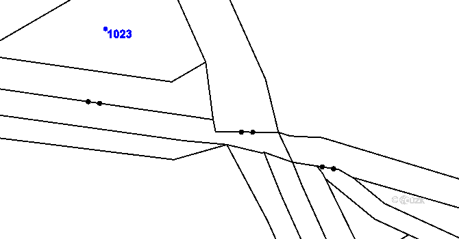 Parcela st. 767/2 v KÚ Březná, Katastrální mapa