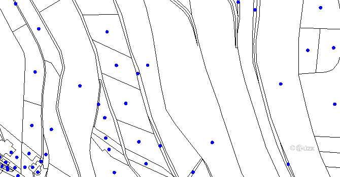 Parcela st. 523 v KÚ Vernéřovice, Katastrální mapa