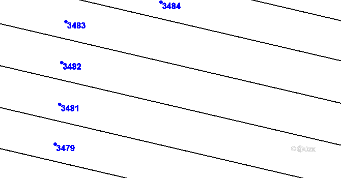 Parcela st. 220/5 v KÚ Břilice, Katastrální mapa