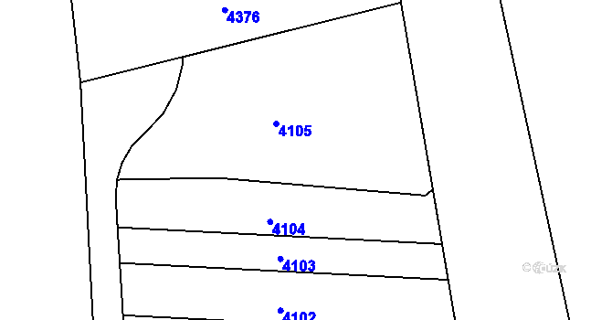 Parcela st. 522/4 v KÚ Břilice, Katastrální mapa