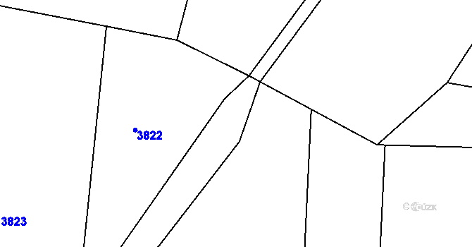Parcela st. 742/2 v KÚ Břilice, Katastrální mapa