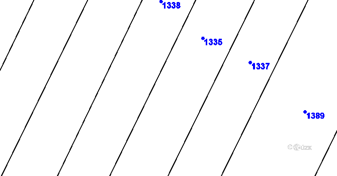 Parcela st. 644/31 v KÚ Vícemilice, Katastrální mapa