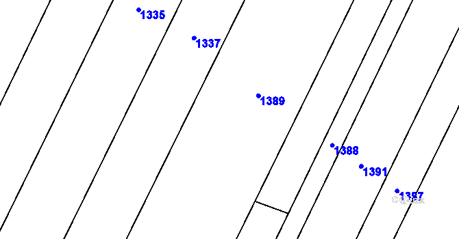 Parcela st. 644/34 v KÚ Vícemilice, Katastrální mapa