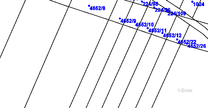 Parcela st. 861/90 v KÚ Budišov, Katastrální mapa