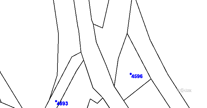 Parcela st. 923/4 v KÚ Budišov nad Budišovkou, Katastrální mapa