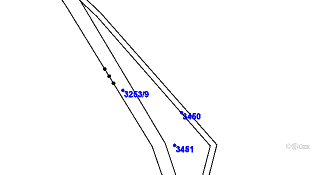 Parcela st. 2585/9 v KÚ Buchlovice, Katastrální mapa